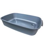 Winnies Pets Large Cat Litter Tray: Grey (43x30x10cm)