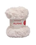 Sirdar Alpine, Luxe Faux Fur Yarn, Polar (400), 50g