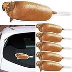 6 Pieces Corn Dog Stickers, Funny D