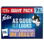 Felix As Good As It Looks 7+ Mixed Cat Food 120x100g