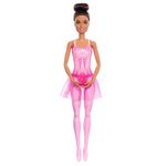 Barbie Ballerina Doll, Brunette Fashion Doll Wearing Pink Removable Tutu, Posed with Ballet Arms & “en Pointe” Toe Shoes​