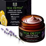 NOX DETOX Underarm Cream | Deodorant for Men & Women with Vitamin E & Kojic Acid | Controls Odour 24+ Hrs | Cleans Dark Underarms | No Aluminium | All Skin Type + Sensitive Skin | Natural & Vegan