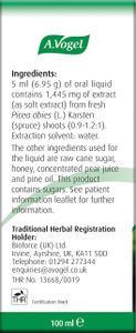 A.Vogel Bronchosan Pine Cough Syrup for Adults – Dry & Tickly Cough, 100ml