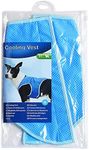 Pet Cooling Vest Cool Down Vest for Summer,Ice Vest for Small Medium and Large Dogs (Size : M)