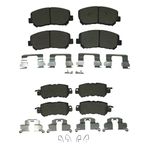 Ceramic Disc Brake Pad Set | Bremex Premium Front and Rear Brake Pads | Compatible with 2013-2015 Mazda CX-5