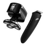 Skull Shaver Pitbull Gold Plus with Baby Beast Trimmer: Electric Head Shaver and Trimmer for Head, Underarms, Chest, Back Grooming Kit, Waterproof, No Nicks