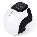 INDOBEST Rechargeable Knee Corded Electric Massager with Heat Therapy and Vibration For Joint Pain Relief (White)