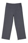 BIENZOE Girl's School Uniforms High Tech Durable Adjust Waist Pants Grey 10