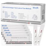 Wondfo Covid Lateral Flow Test Kit 5 Pack Covid Tests for Covid-19 Antigen Rapid Test Self Testing in 15 Minutes at Home