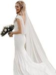 HEREAD Bride Wedding Veil 118" Long