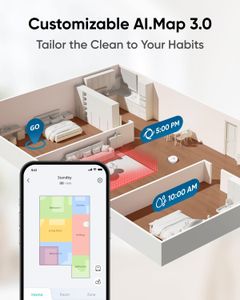 eufy X10 Pro Omni Robot Vacuum Cleaner – Self-Emptying, Smart Mapping