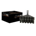 West Coast Wheel Accessories 14X1.5 Conical Spline Lug Bolt 27Mm 5 Lug Install Kit Black