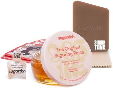 Sugardoh Sugar Waxing Kit for Women As Seen On Shark Tank (Vintage Kit Medium) - Face, Arms, & Legs - Sugar Wax Hair Removal - Sugaring Tiktok Products - Bikini Wax Kit for Women - Sugaring Kit
