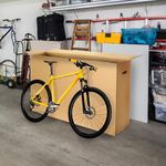 Rammento Large 145cm Double-Walled Bicycle Transport Box | Strong Flat-Pack Packaging Box for Moving House | Artwork & Guitar Shipping Packaging Box with 2 Handles | Cardboard Bike Box for Air Travel