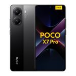 Xiaomi POCO X7 Pro smartphone, 12+512GB, black, 50MP main camera with OIS, 6000mAh (typ) battery with 90W HyperCharge, IP68, AI features (no charger included), 2 year Warranty