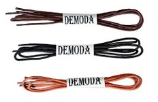 Demoda Athletic Thin Shoe Laces for Formal Shoe, Casual Shoes Laces - Shoe Strings (Pack of 3 pair) Brown,Beige,Black-80cm