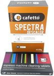 Espresso Machine Cleaning & Descaling Pack Cino Cleano 8 Tablets and Box of 4 Spectra Sachets Perfect and Compatible with Breville Machines