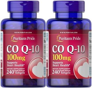 Puritan's Pride, Qsorb Coq10 100 Mg Supports Heart Health Total 2 Pack of 240 Softgels, 480 Count