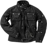 Black Pendle Wax Motorcycle Jacket L Black