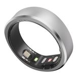 RingConn Smart Ring, No App Subscription, Size First with Sizing Kit, 7-Day Battery Life Activity & Sleep Tracker/Stress/Heart Rate Monitor, Waterproof Compatible with iOS & Android(Silver, Size 11)