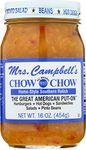 Mrs. Campbell's All Natural Sweet Southern Chow Chow Relish, 16 Oz Glass Jar