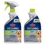 BISSELL PET PRO OXY Stain Destroyer for Carpet and Upholstery, 22 oz, 2 Pack, 17739, 22 Fluid Ounces