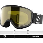 Salomon AKSIUM 2.0 ACCESS Goggles for Kids, Anti-Fog Ski Goggles for Trail Running and Outdoor Sports, Black/F.Yellow