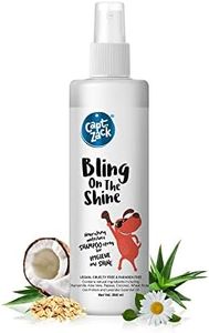 Captain Zack 4-in-1 Dog Spray Shampoo for All Breeds | Bling On The Shine 250ml Nourishing Dry Waterless | Hydrates, Nourishes, Fresh Fragrance & Removes Dirt, Grime & Oil | Made with Natural Actives