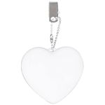 2PCS Purse Glow Heart Light, ABS 6.9cm Bag Light Keyring Purse Lights Handbag Lights, Touch Purses LED Lamp for Women Ladies Girls, Small Portable Flashlight Bag Accessories