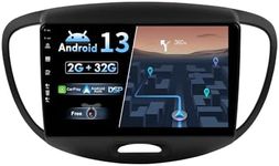 BXLIYER Android 12 IPS Car Radio Suitable for Hyundai I10 (2007-2013) - Built-in Wireless CarPlay Android Car - Free Reversing Camera - 2G + 32G - 9 Inch 2 DIN - DAB Steering Wheel Control WiFi Fast