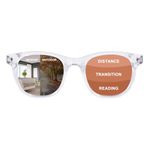 OuShiun Photochromic Progressive Multifocus Reading Glasses Blue Light Blocking Multifocal Transition Glasses for Women Men