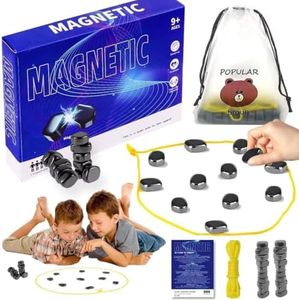 Jeu d'Échecs Magnétique,Magnetic Chess Game,Magnetic Chess Set,Jeu Magnétique De Table,Magnet Board Chess Game,Jeu De Plateau en Pierre Magnétique pour Les Réunions De Famille Et Les Voyages (D)