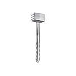 HIC Harold Import Co. 1515 HIC Harold Import Company Meat Tenderizer Ice Cracker Marinating Prep Tool, 8.5", Silver, Aluminum