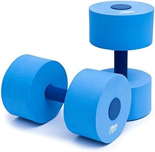 Sunlite Sports High-Density EVA-Foam Aquatic Dumbbell Set, Water Weight, Soft Padded, Water Aerobics, Aqua Therapy, Pool Fitness, Water Exercise