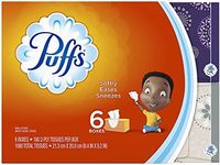 Puffs Everyday Basic Facial Tissues - 180 ct - 6 Pack (Packaging May Vary)