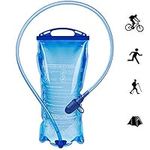 Hydration Bladder 2L Water Bladder BPA Free, 7Inch Large Opening Water Reservoir, Leak Proof Military Water Storage Bladder Bag for Cycling Hiking Camping Biking Running