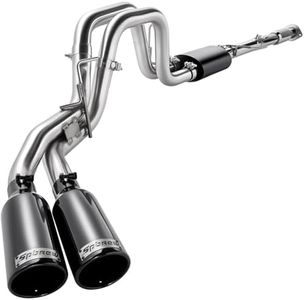 SPBREW Cat Back Exhaust System Kit Fit for 2011-2014 Ford F-150 Raptor 6.2L Stainless Steel Performance Cat-Back Side Exit Sport Exhaust System Compatible with 6.2L Engines 145" Wheelbase