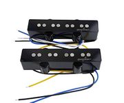 Guyker Vintage Style JB Jazz Electric Bass Guitar Pickup Alnico pickups Set Neck/Bridge Pickup Replacement