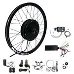 Electric Bike Conversion Kit, 72V 3000W Rear Wheel, 24-29 Inch MTX39 (29 Inch Rear)