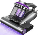 Mayking Upgrade Mattress Vacuum Cleaner - 16kPa Strong Suction & 40000 RPM, LED Display Bed Vacuum Cleaner Dust Detection, 253.7nm UV-C Light & HEPA, 149℉ Heat & Negative Ion for Bed Sofa, Model MV03