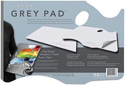 New Wave Grey Pad Handheld Disposable Paper Palette