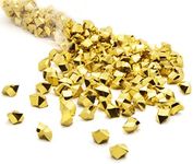 Royal Imports Acrylic Gems Ice Crystal Rocks for Vase Fillers, Party Table Scatter, Wedding, Photography, Party Decoration, Crafts, 1 LB (Approx 180-200 gems) - Gold