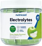 Nutricost Electrolytes Complex, Green Apple Flavored, 40 Stickpacks - Advanced Hydration Complex