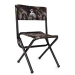 GREENLANDS Mild Steel Lightweight Foldable Portable Camping Modern Folding Chair: Ideal for Outdoor, Travel, Terrace- (Stainless Steel, Camo Green)