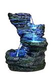 Big Bulk Polyresin Fiber 3 Steps 3 Layer Water Fountain For Home Decor/Living Room/Hall/Office/Garden/Puja Room/Indoor/Outdoor