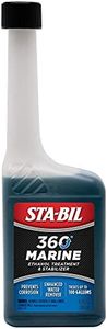 STA-BIL 360 Marine Ethanol Treatment & Fuel Stabilizer - Full Fuel System Cleaner - Fuel Injector Cleaner - Removes Water- Protects Fuel System - Treats 100 Gallons - 10 Fl. Oz. (22241)