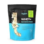 LEGION Whey+ Vanilla Whey Isolate Protein Powder from Grass Fed Cows - Low Carb, Non-GMO, Lactose Free, All Natural Whey Protein Isolate, 30 Servings