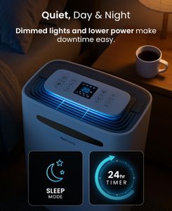 Pro Breeze 20L Smart Dehumidifier – High Capacity Home Moisture Removal