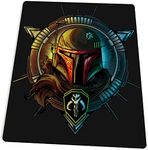 Mouse Pad Mandalorian Logo Mouse Pads Cute Mousepad Square Waterproof Computer MousePads Non-Slip Rubber Base Laptop Office Mouse Pad, 9.5x7.9X 0.12 Inches (240mm x 200mm x 3mm)