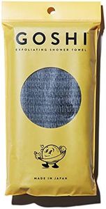 GOSHI Exfoliating Shower Towel - Rip-Resistant Exfoliating Washcloth for All Skin Types - Made in Japan